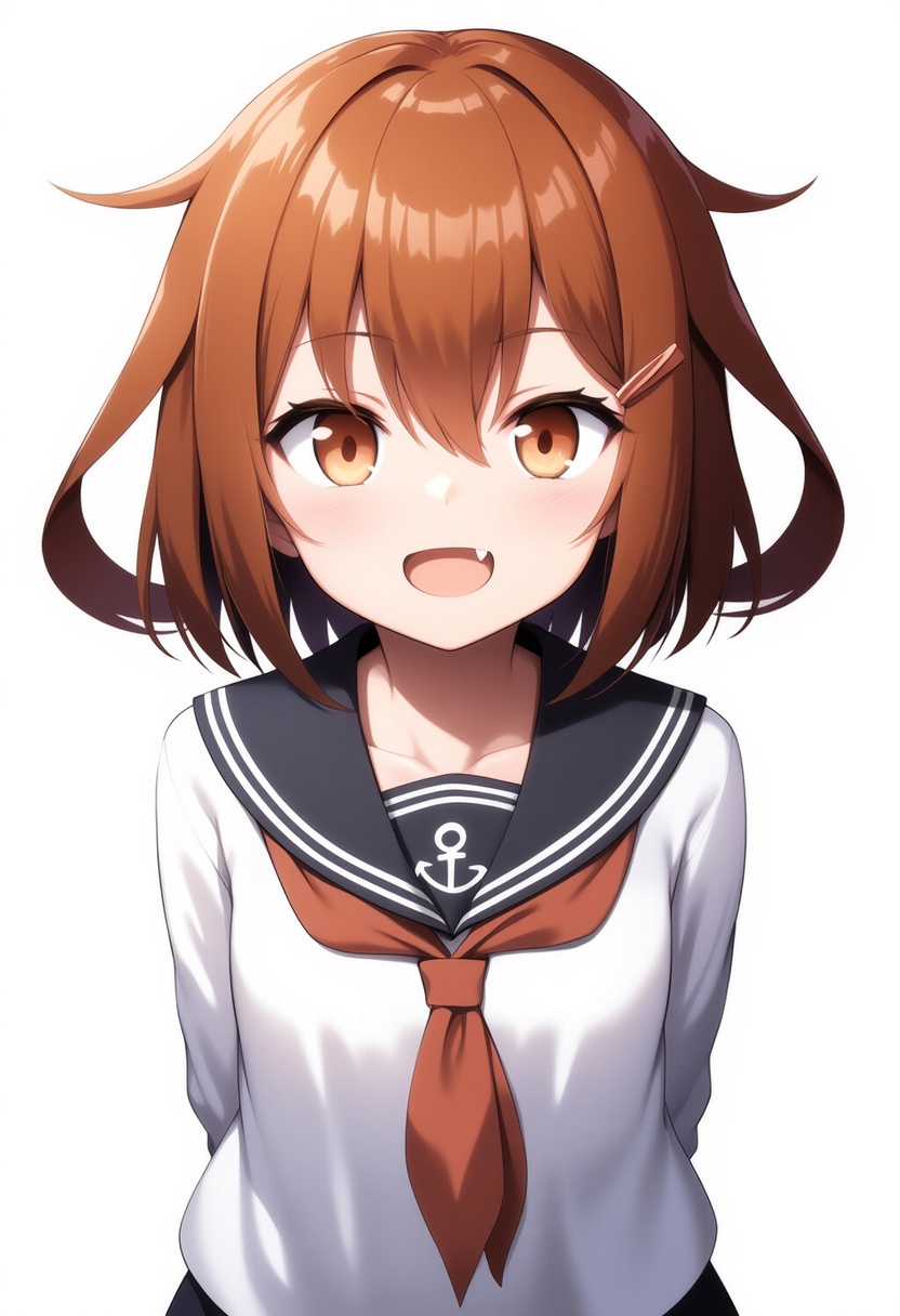 An image depicting ikazuchi (kancolle)