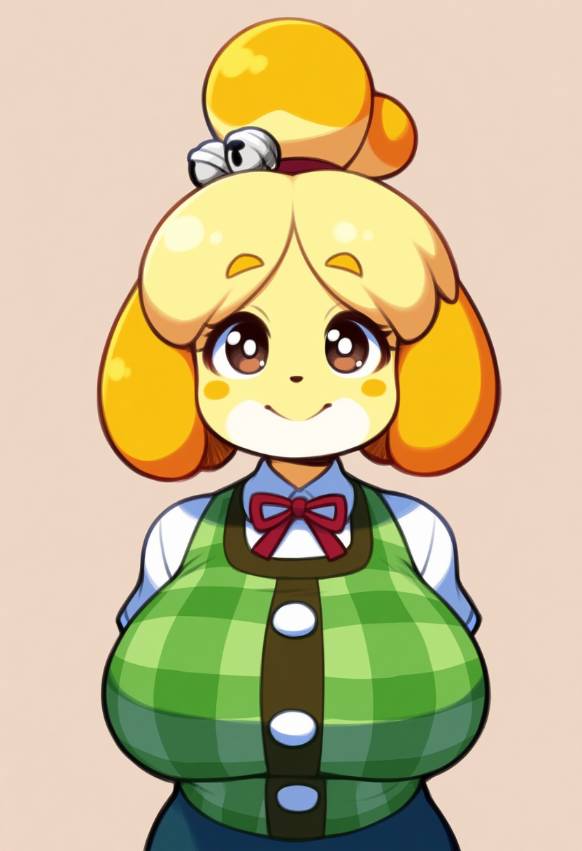 An image depicting isabelle (animal crossing)