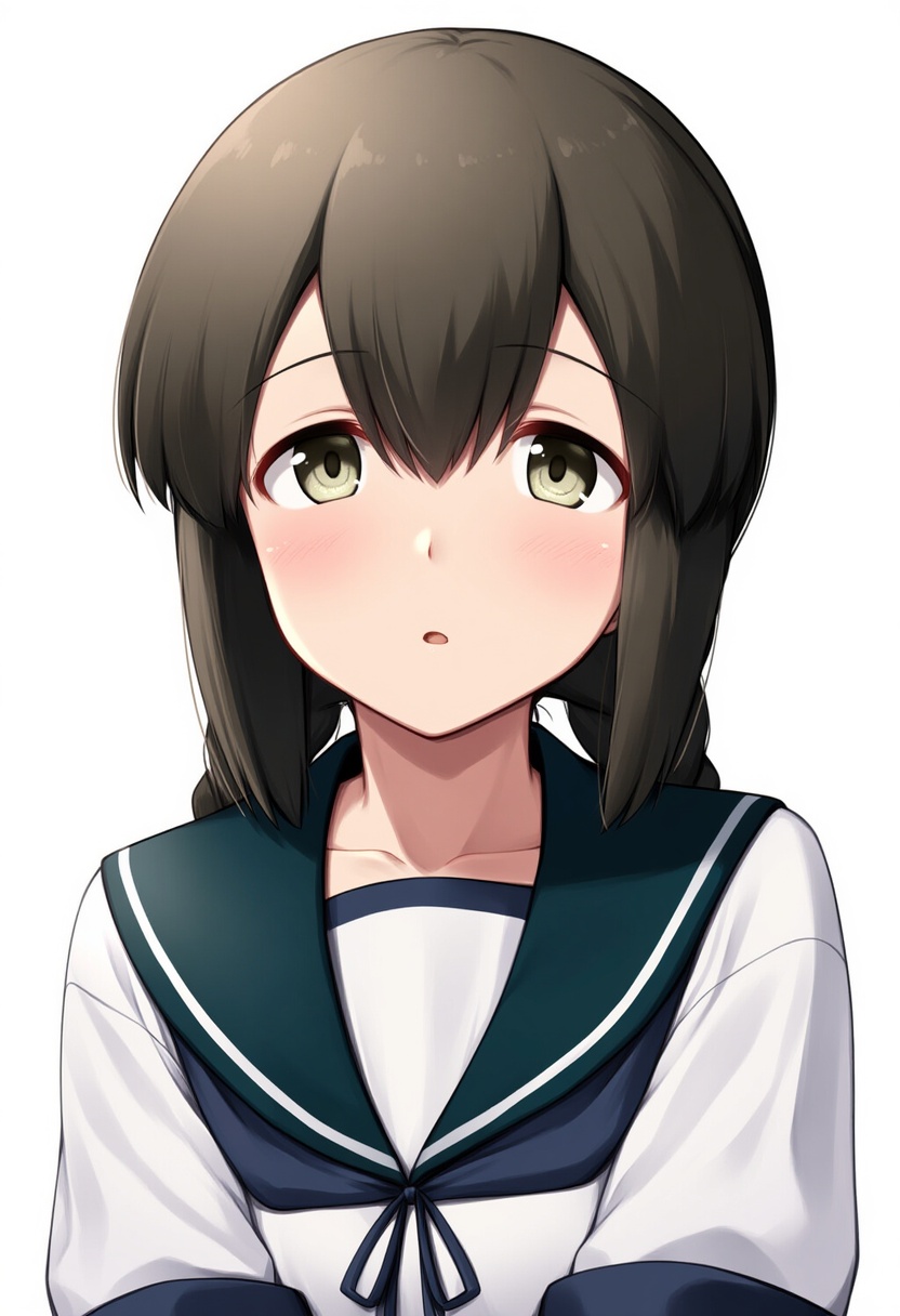 An image depicting isonami (kancolle)