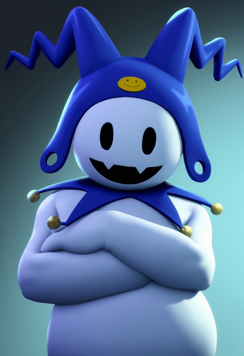 An image depicting jack frost (megami tensei)