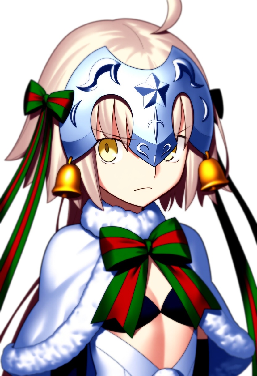 An image depicting jeanne d'arc alter santa lily (fate)