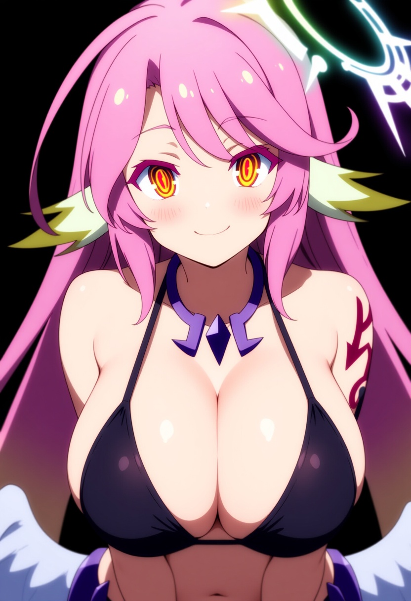 An image depicting jibril (no game no life)