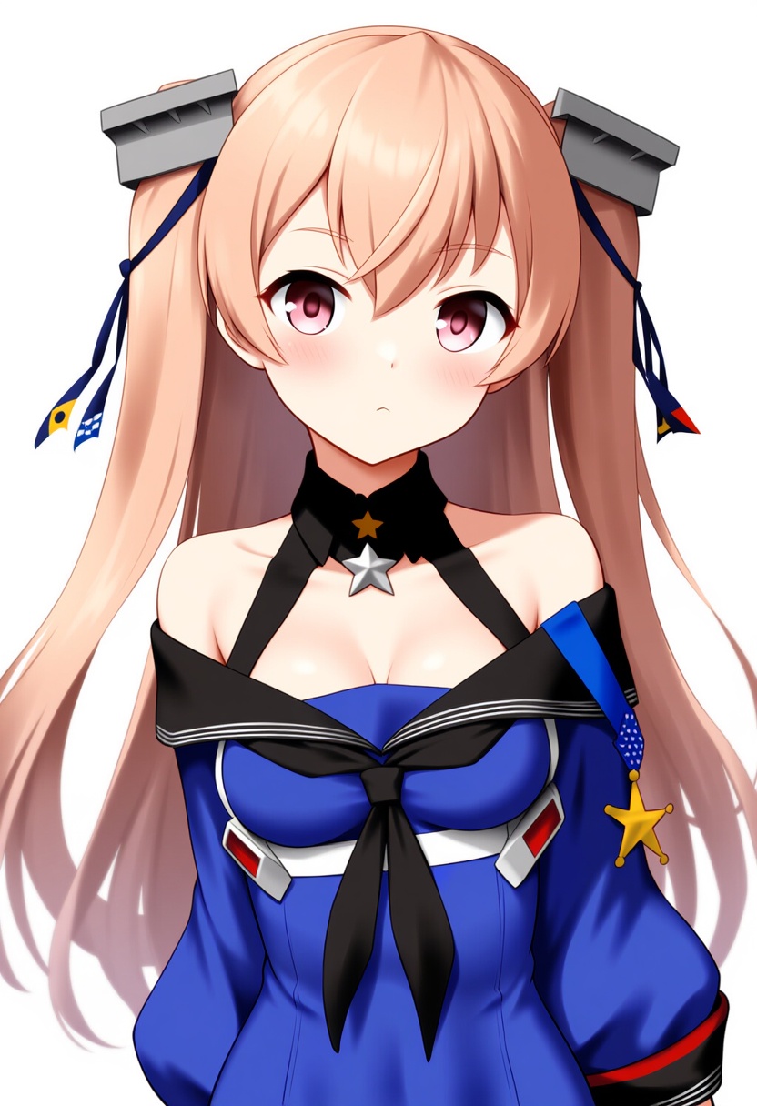 An image depicting johnston (kancolle)