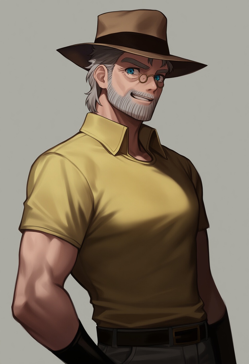 An image depicting joseph joestar (old)