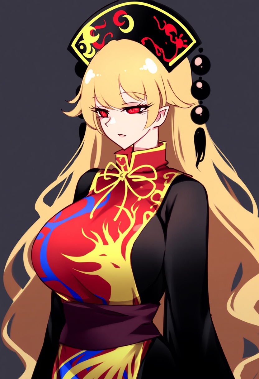 An image depicting junko (touhou)