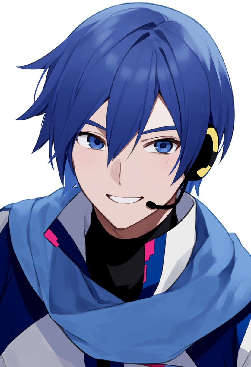 An image depicting kaito (vocaloid)
