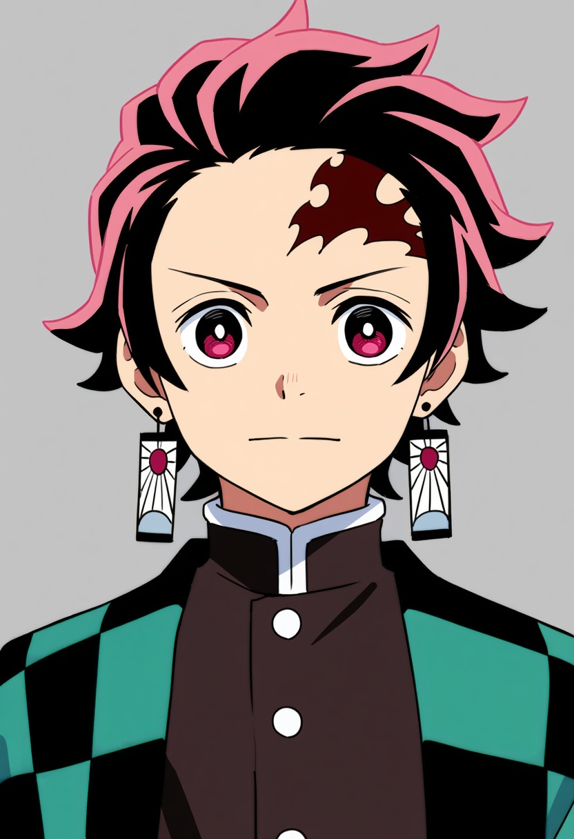 An image depicting kamado tanjirou