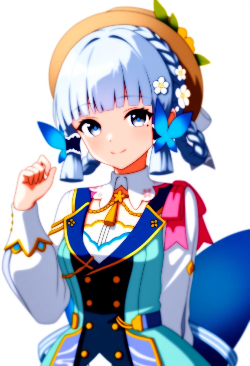 An image depicting kamisato ayaka (springbloom missive)