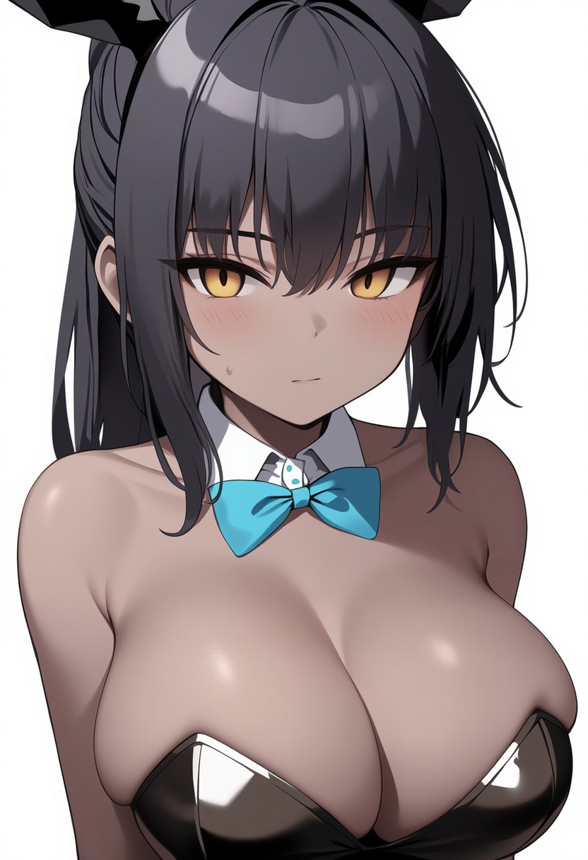 An image depicting karin (bunny) (blue archive)