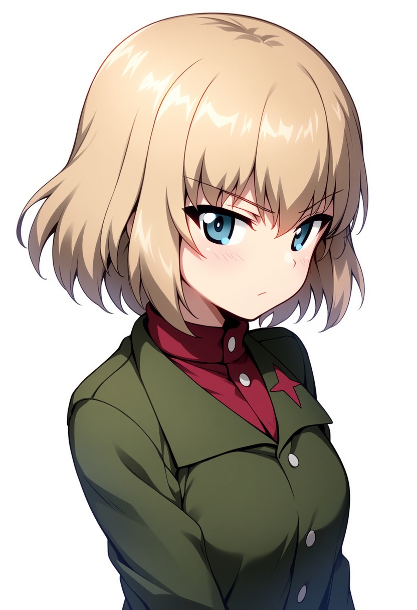 An image depicting katyusha (girls und panzer)