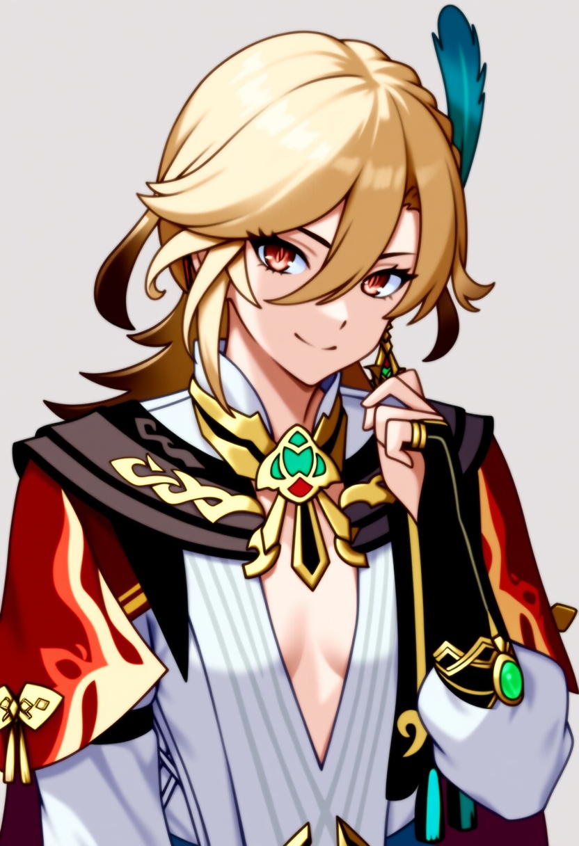 An image depicting kaveh (genshin impact)