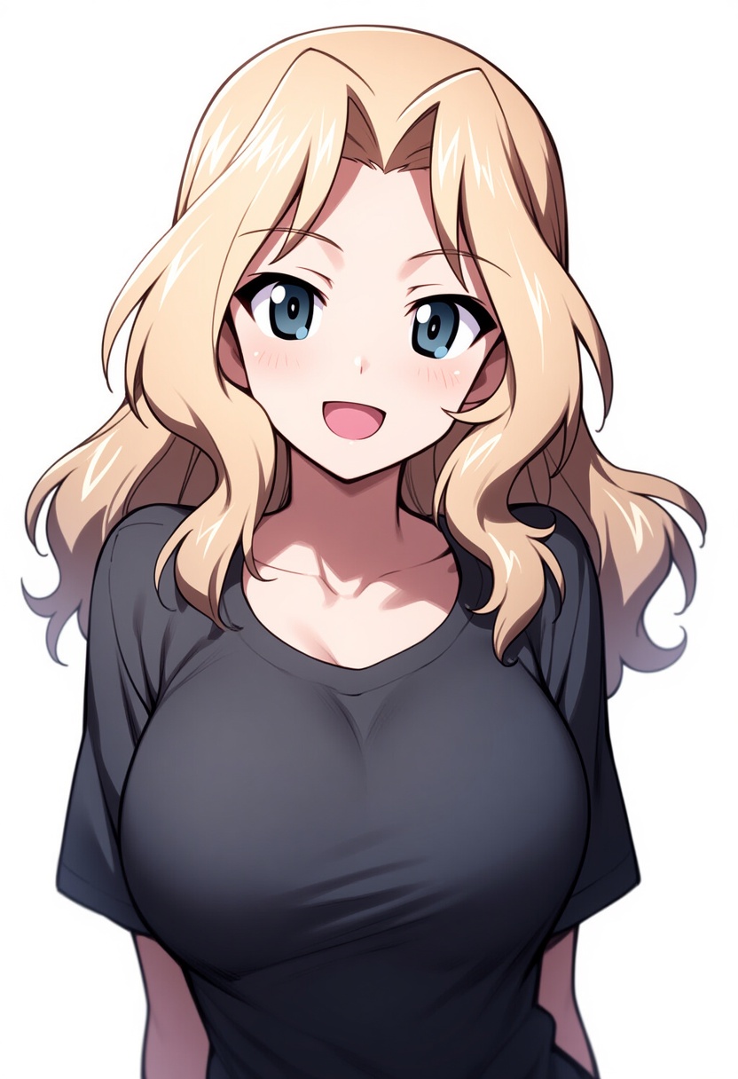 An image depicting kay (girls und panzer)