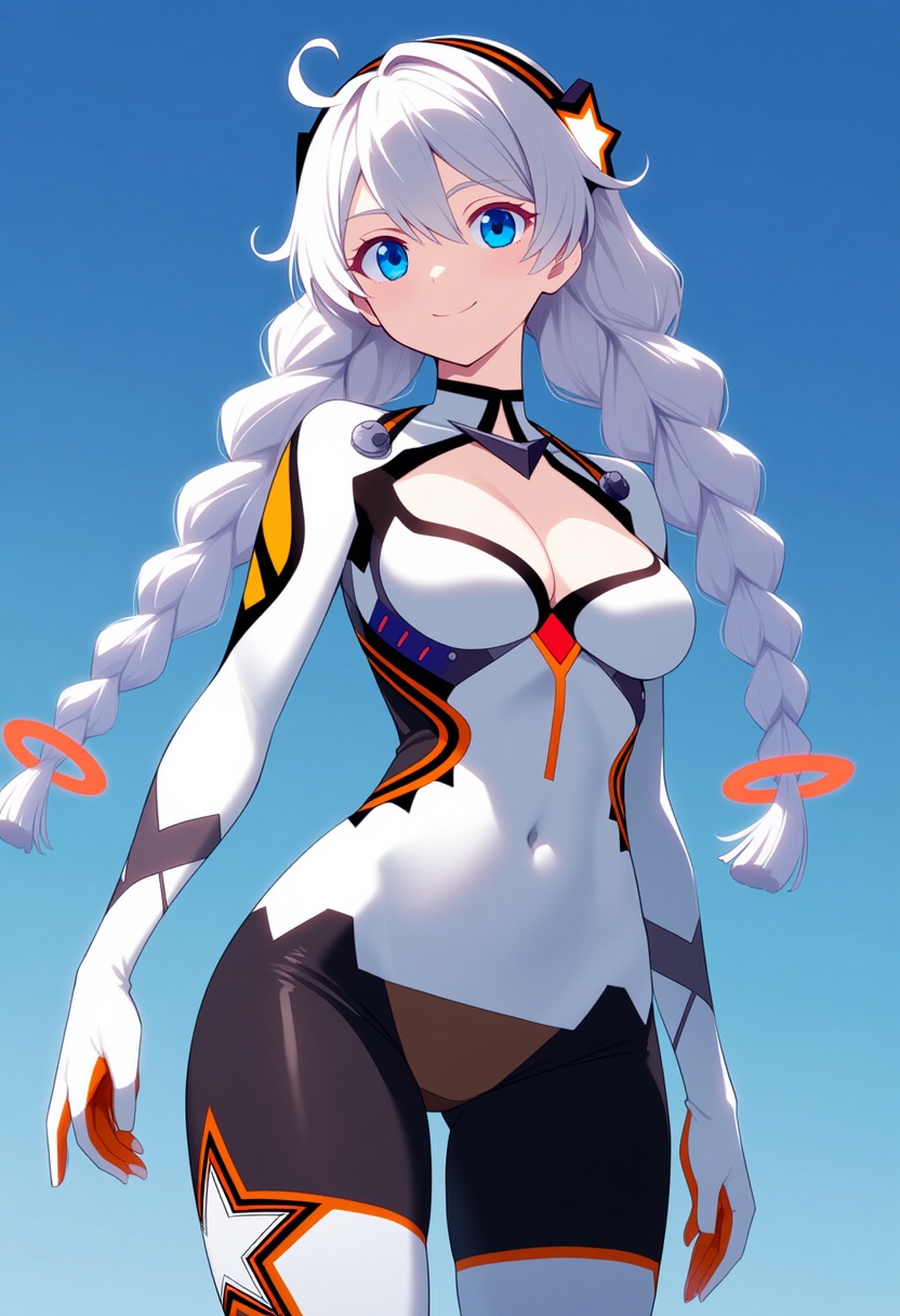 An image depicting kiana kaslana (white comet)