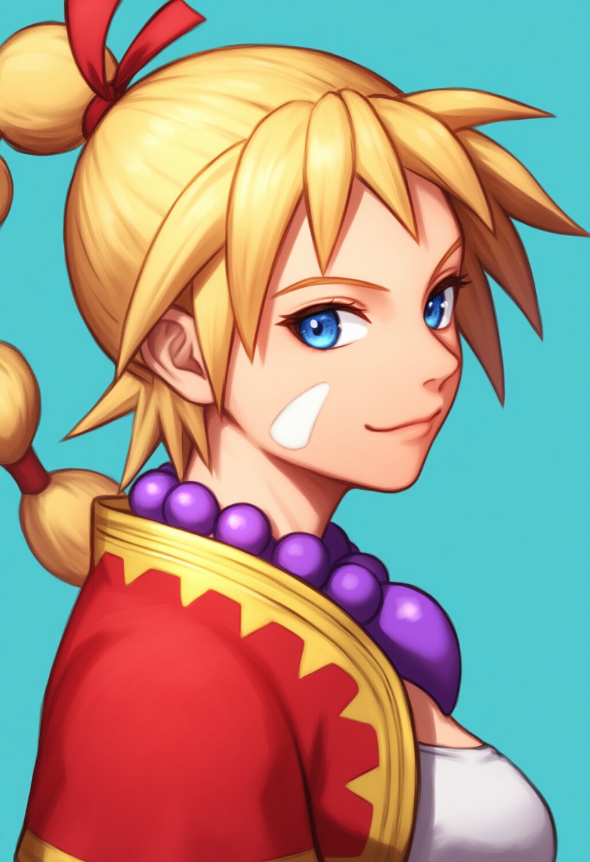 An image depicting kid (chrono cross)