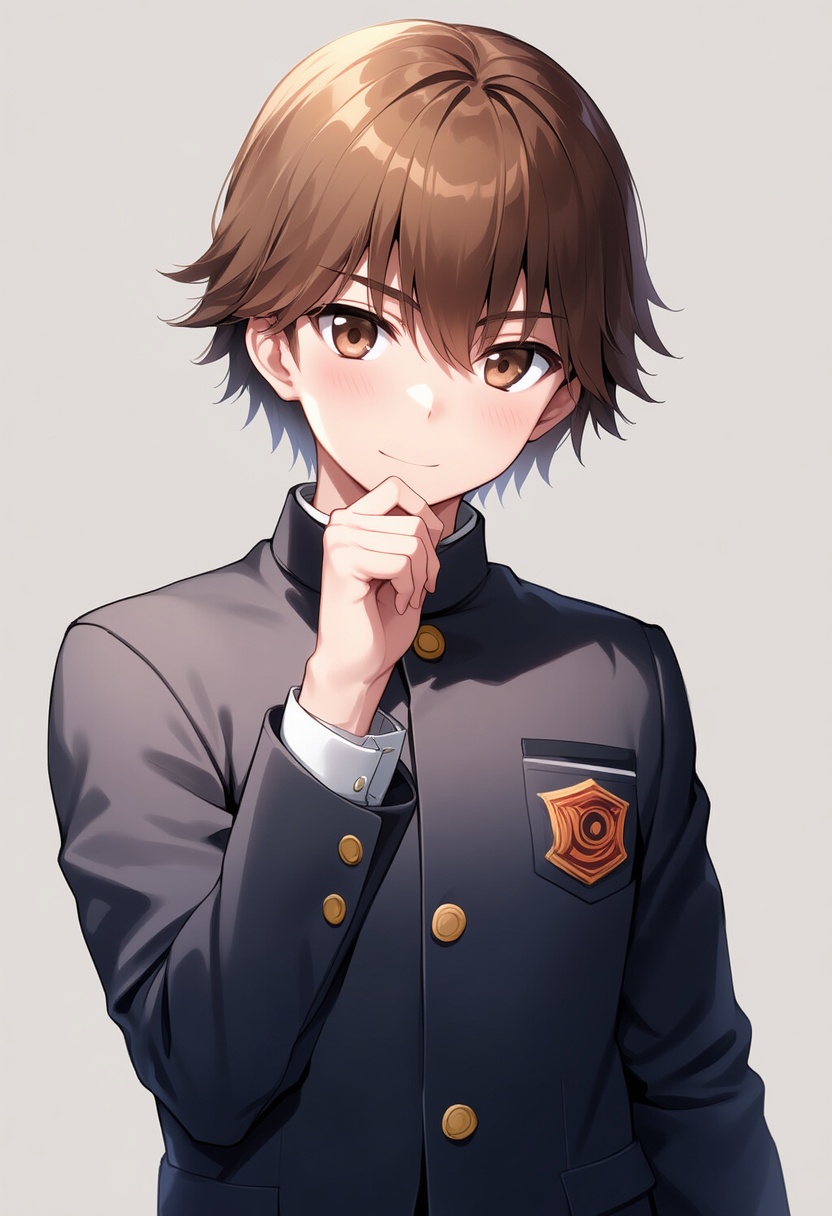 An image depicting kishinami hakuno (male)