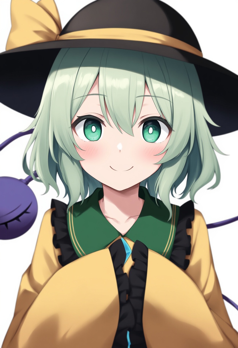 An image depicting komeiji koishi