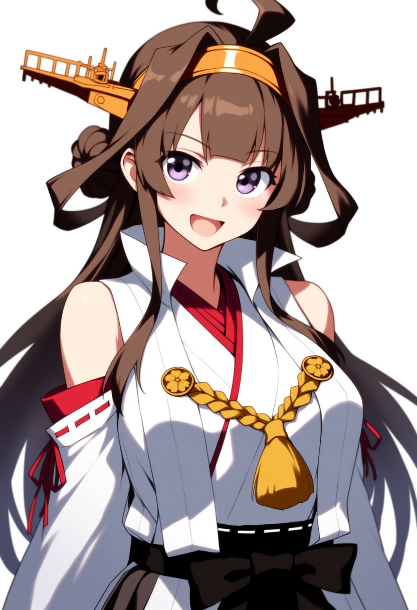 An image depicting kongou kai ni (kancolle)