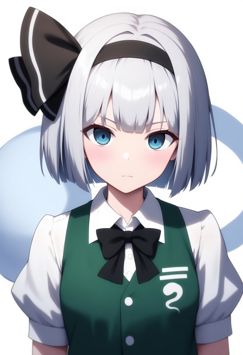 An image depicting konpaku youmu (ghost)