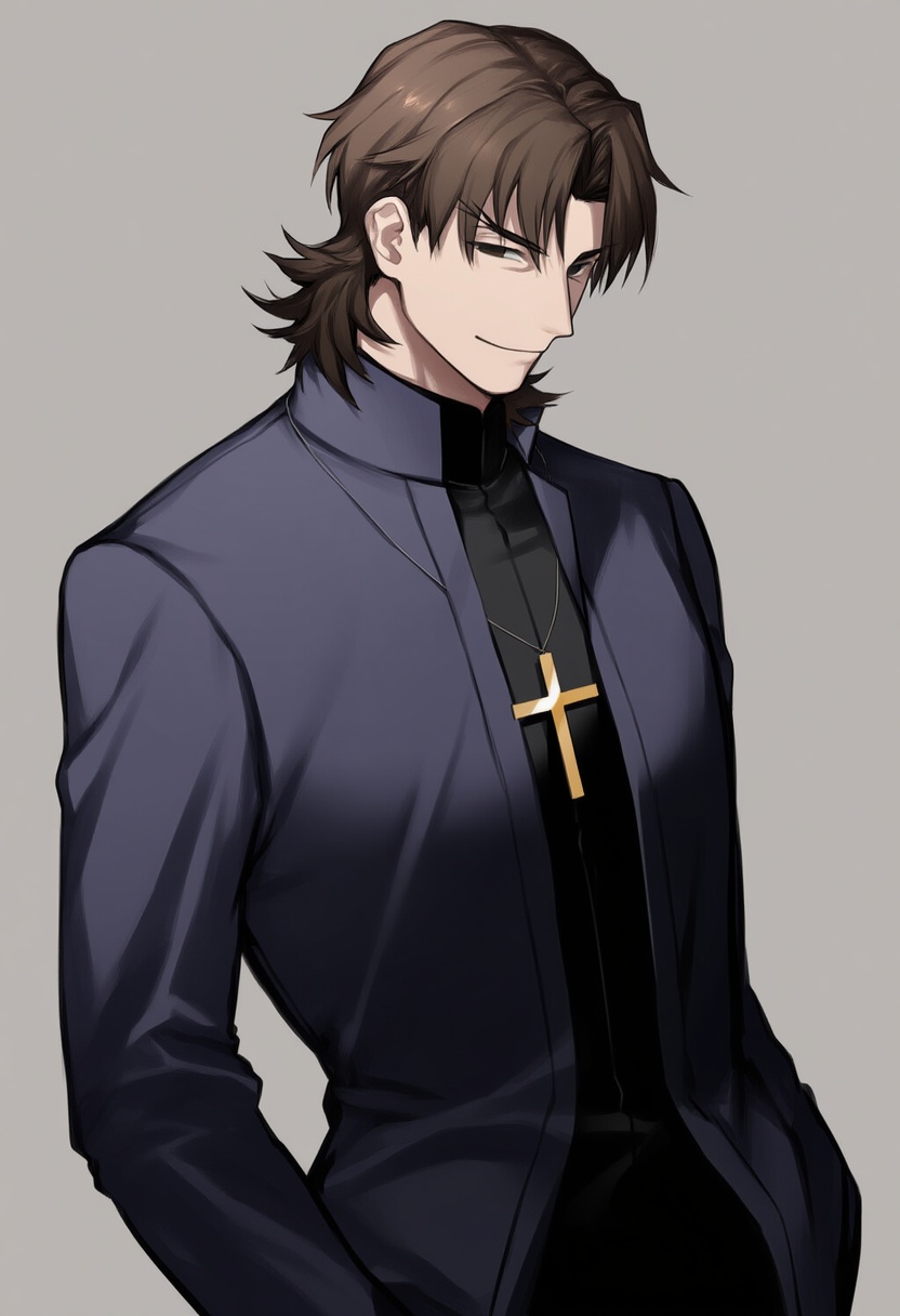 An image depicting kotomine kirei