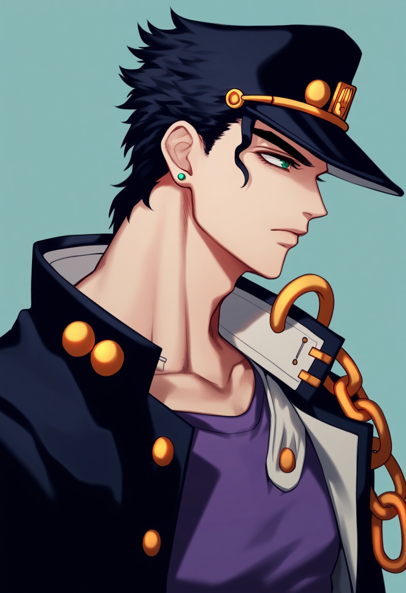 An image depicting kujo jotaro
