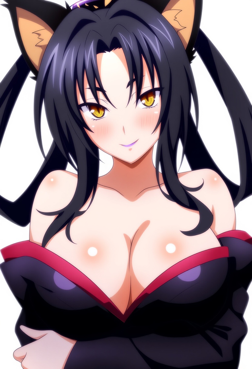 An image depicting kuroka (high school dxd)