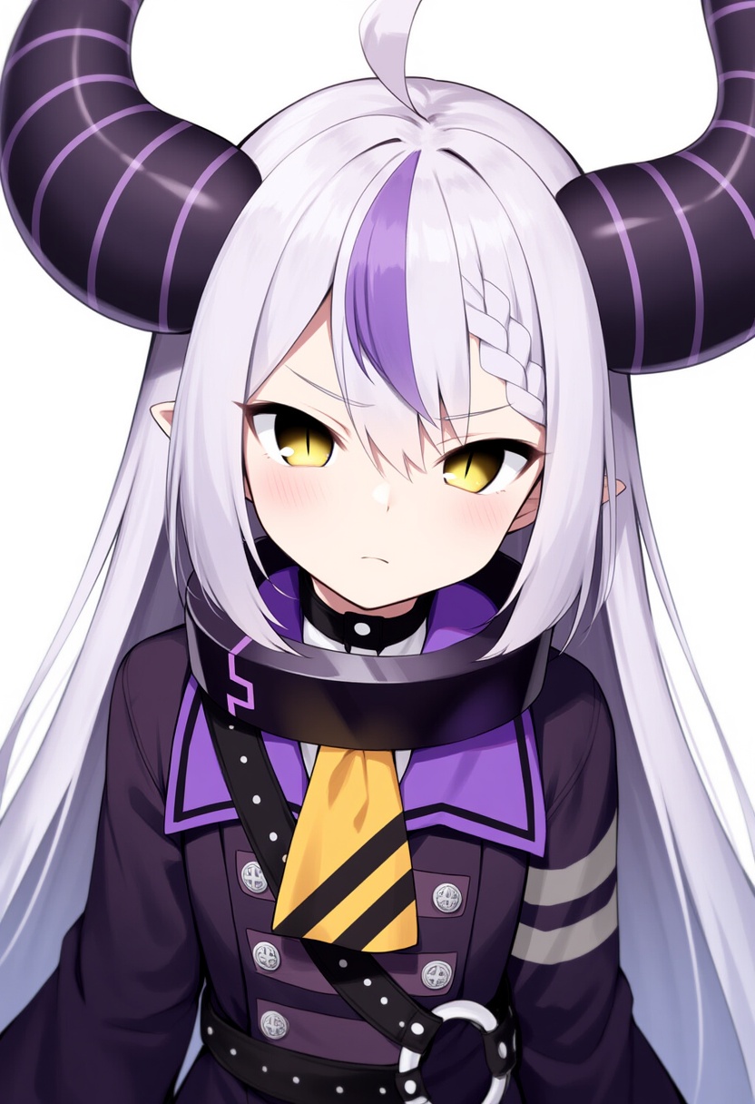 An image depicting la+ darknesss (1st costume)