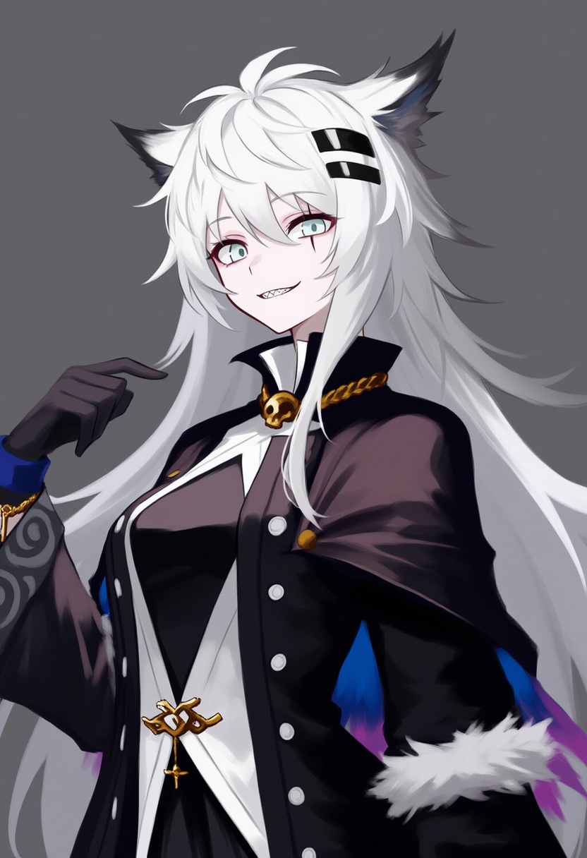 An image depicting lappland (refined horrormare) (arknights)