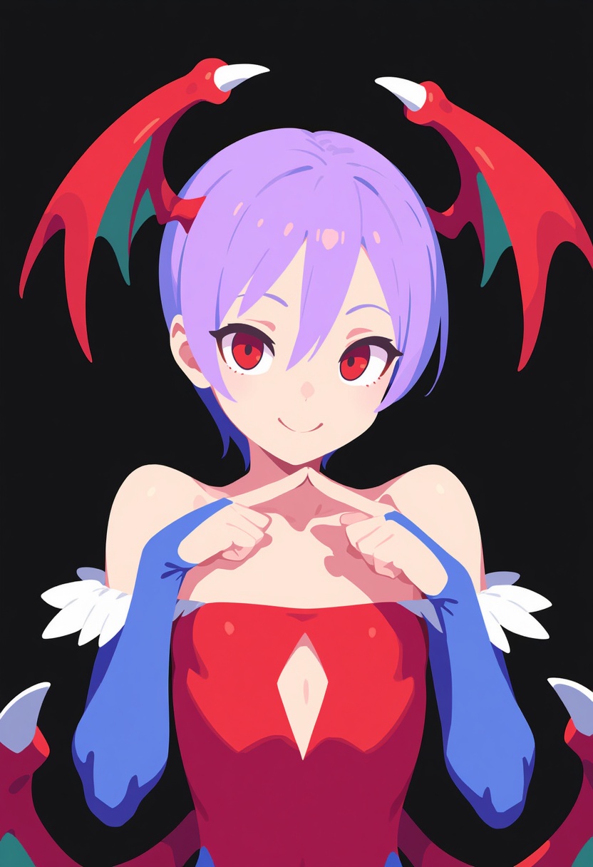 An image depicting lilith (darkstalkers)