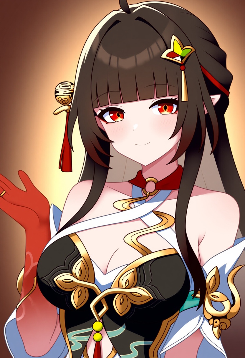 An image depicting lingsha (honkai: star rail)