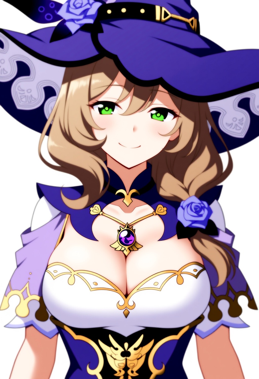 An image depicting lisa (genshin impact)