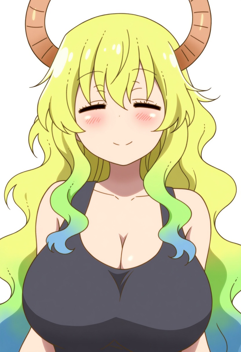 An image depicting lucoa (maidragon)