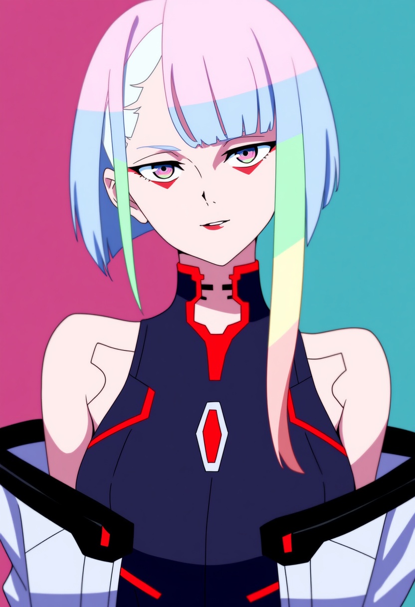 An image depicting lucy (cyberpunk)