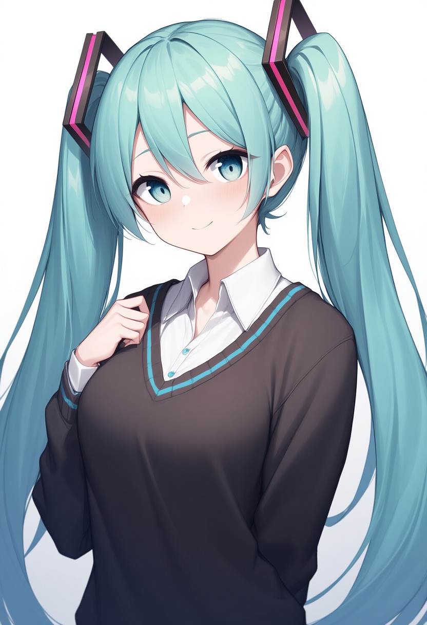 An image depicting magical mirai miku