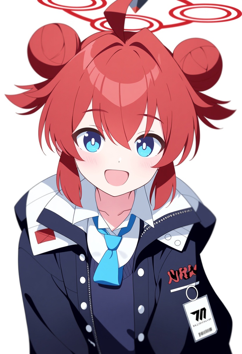 An image depicting maki (blue archive)