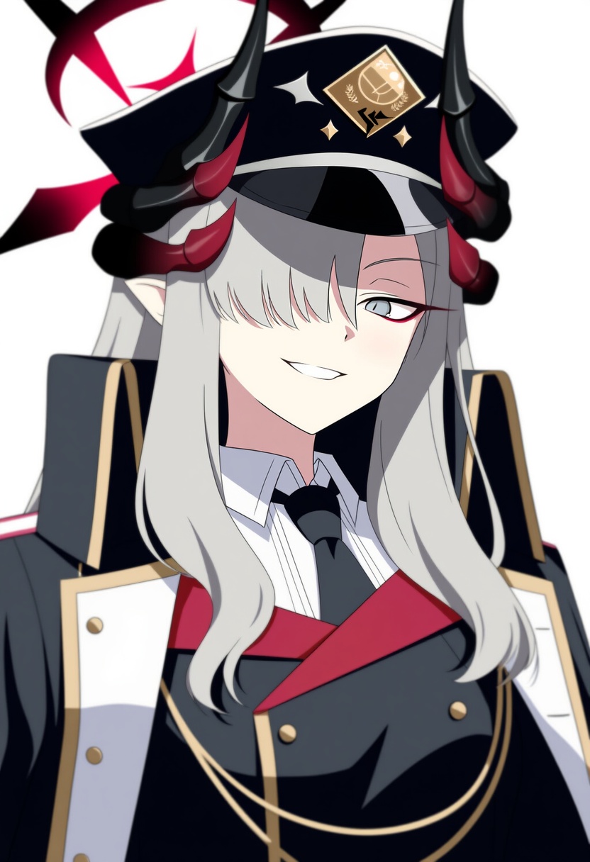 An image depicting makoto (blue archive)