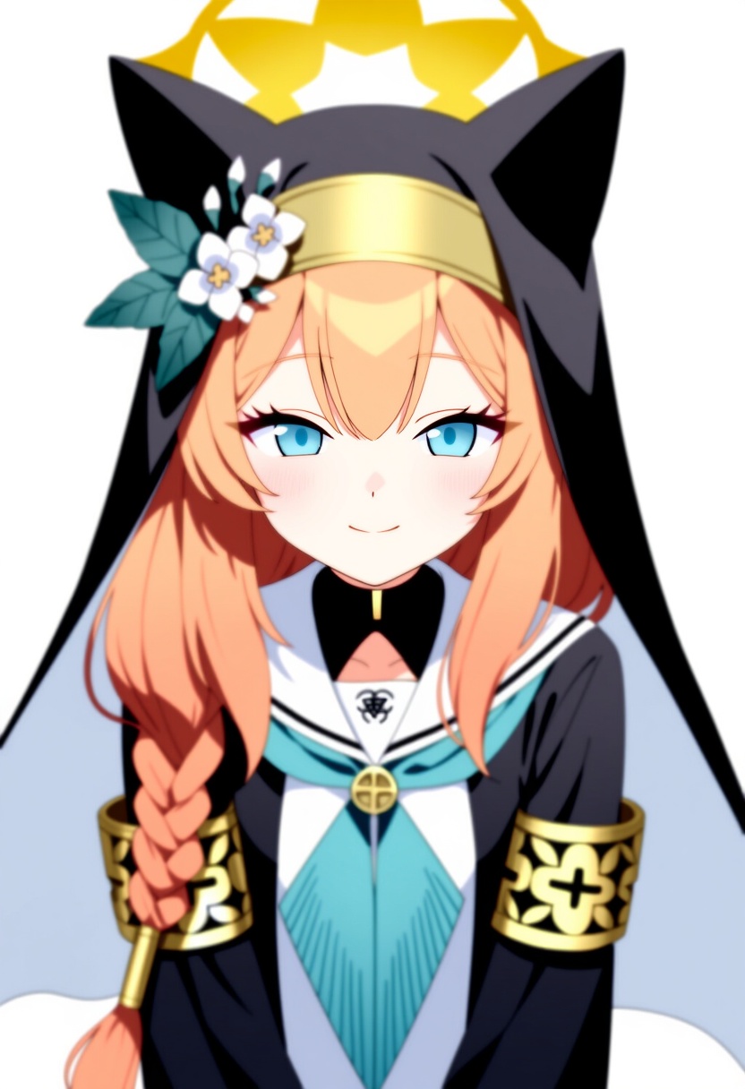 An image depicting mari (blue archive)