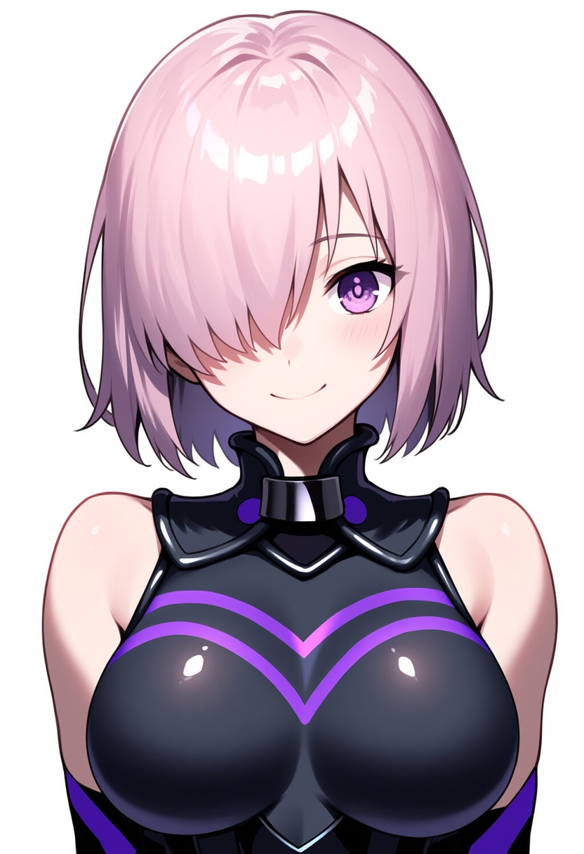 An image depicting mash kyrielight (demi-servant)