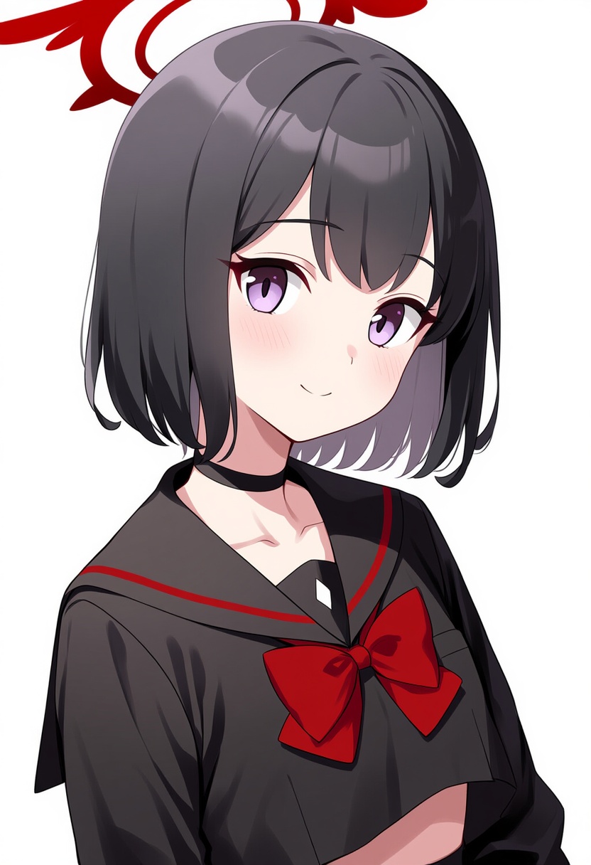 An image depicting mashiro (blue archive)