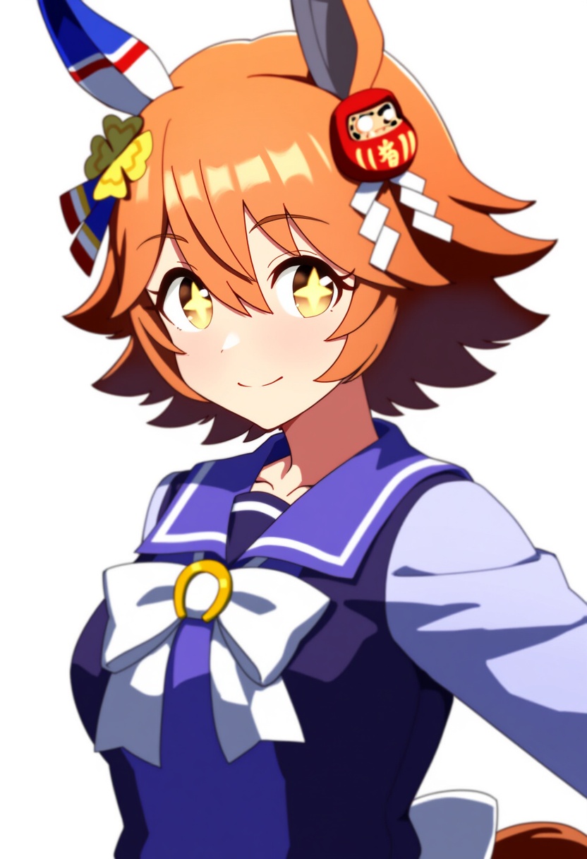 An image depicting matikanefukukitaru (umamusume)