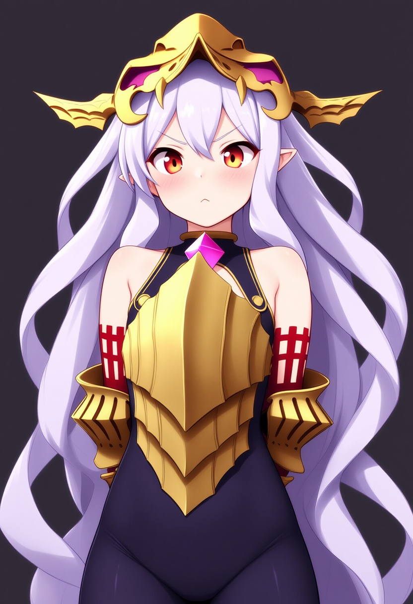 An image depicting medusa (shingeki no bahamut)