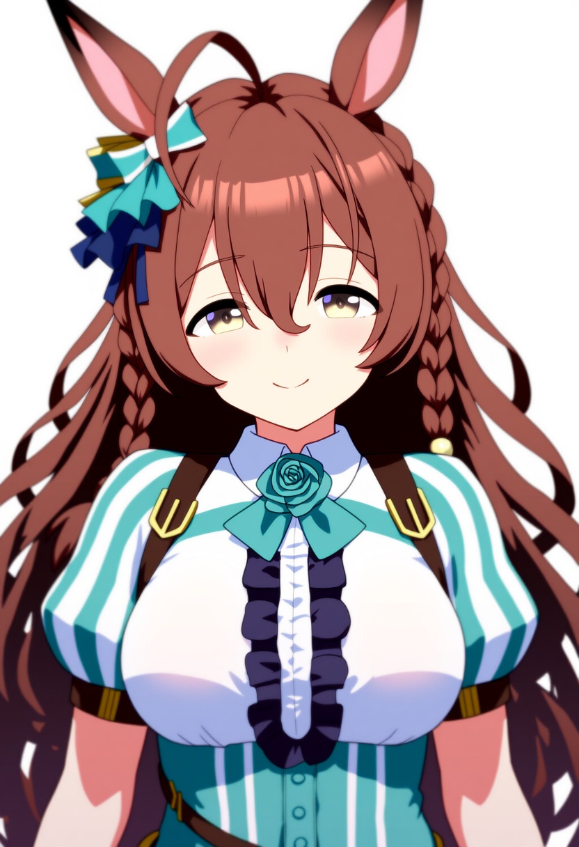 An image depicting mejiro bright (umamusume)