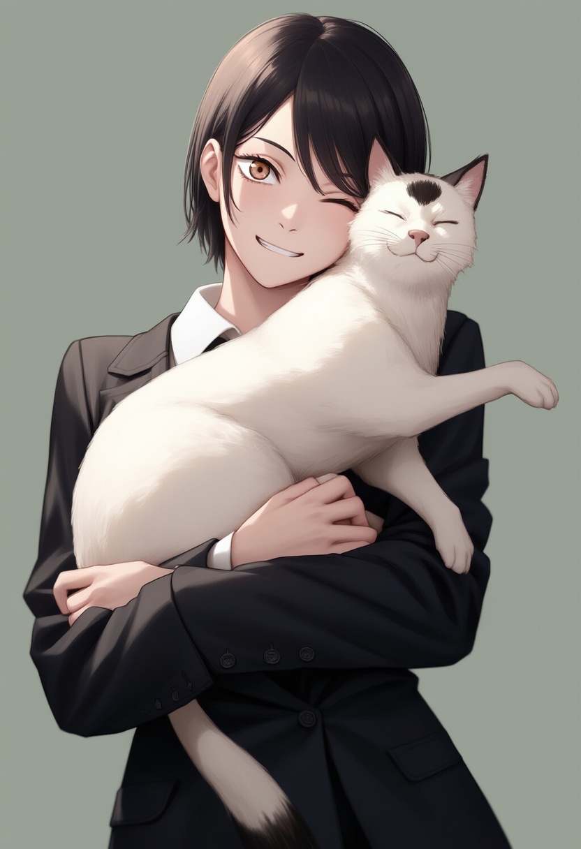An image depicting meowy (chainsaw man)