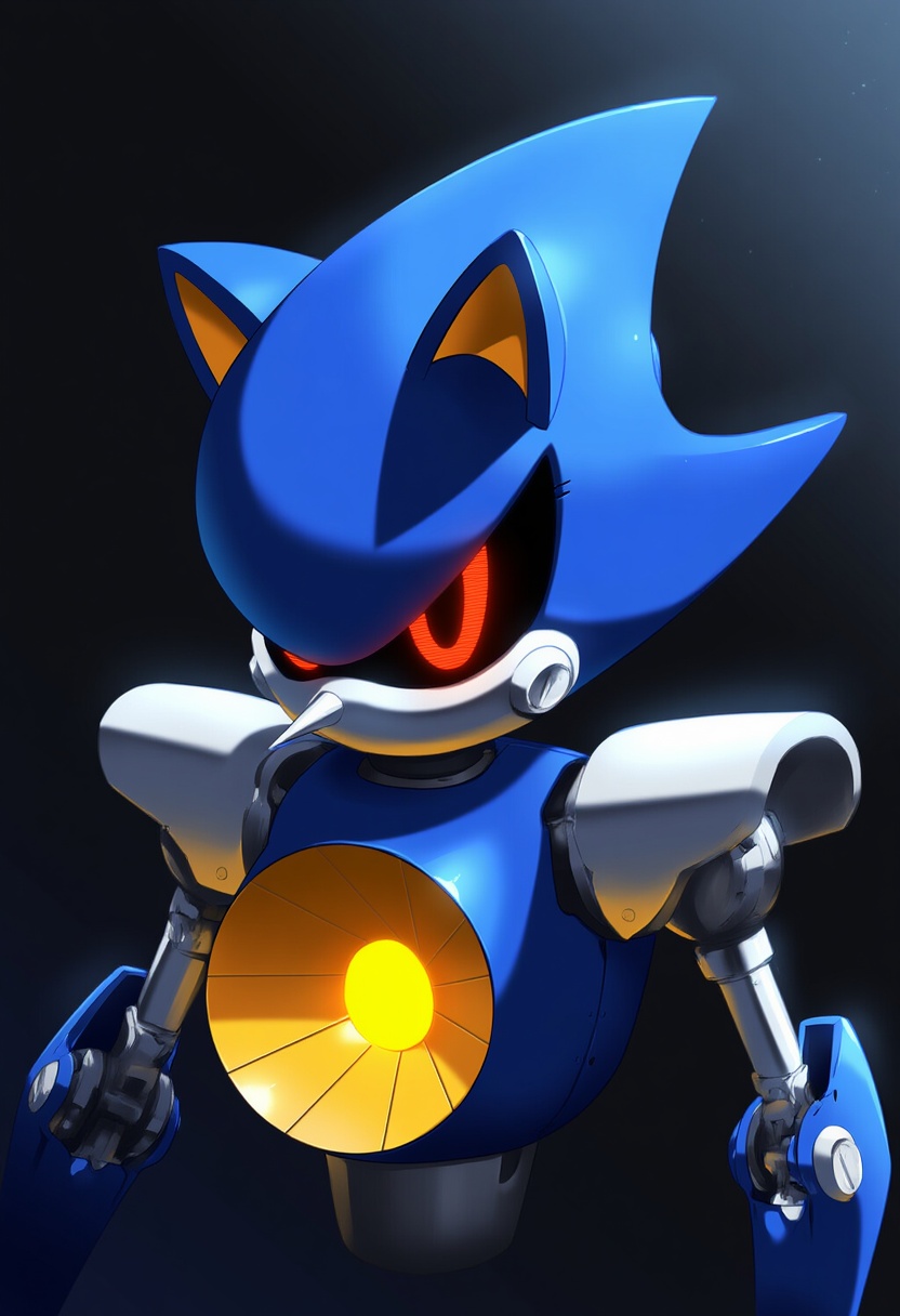 An image depicting metal sonic