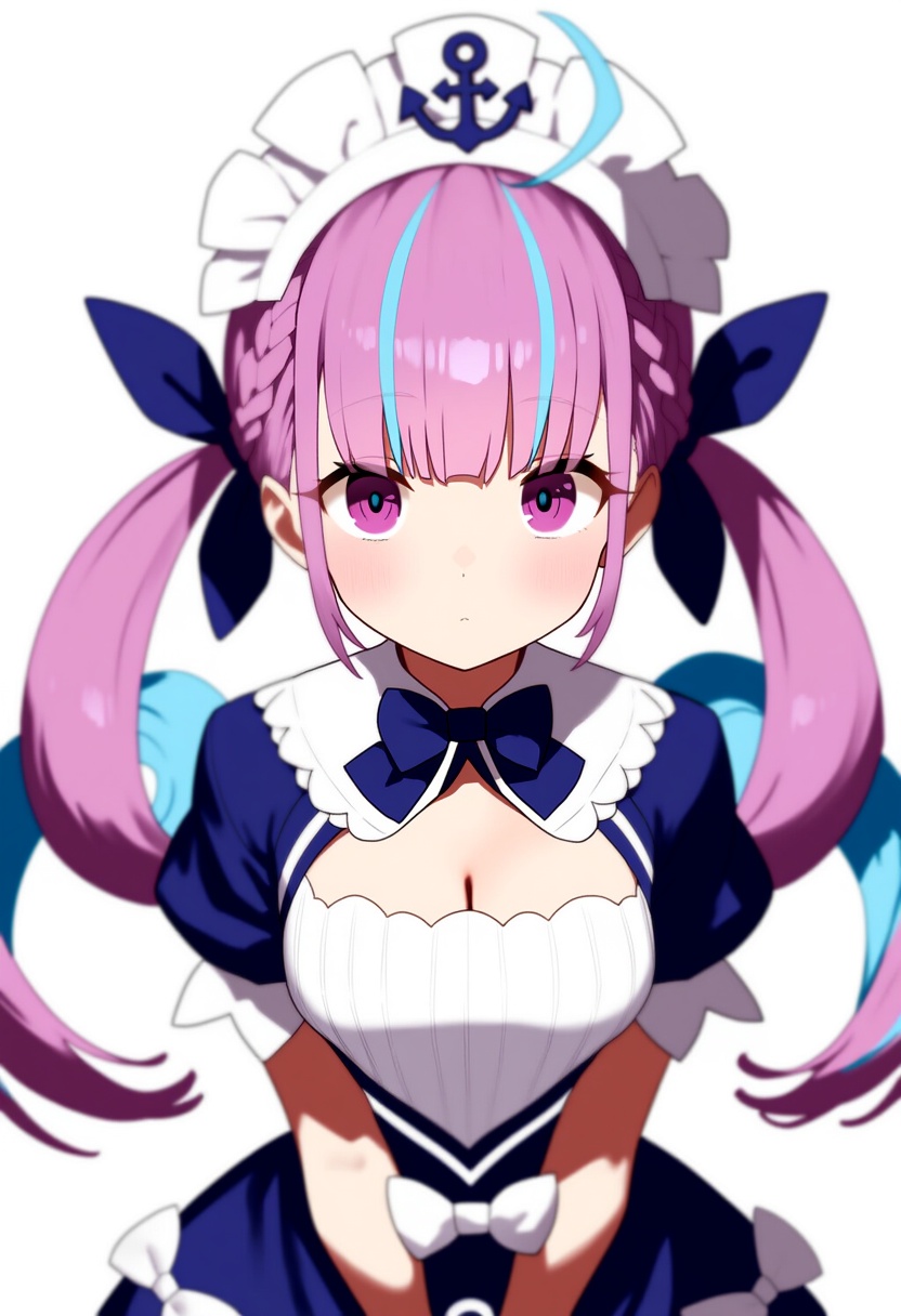 An image depicting minato aqua (1st costume)