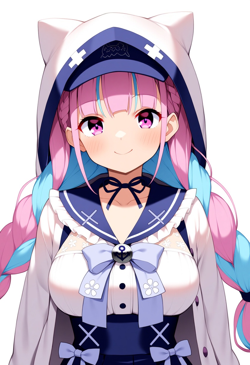 An image depicting minato aqua (sailor)