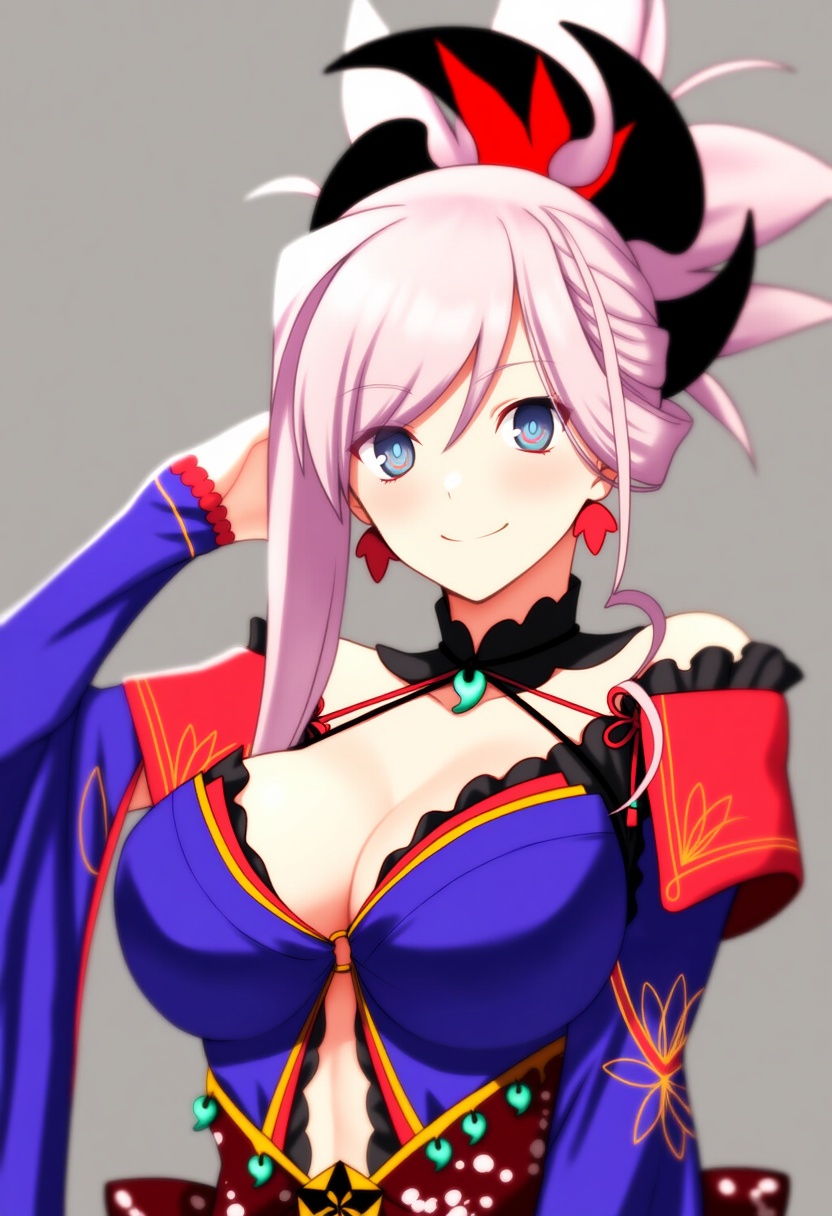 An image depicting miyamoto musashi (third ascension) (fate)
