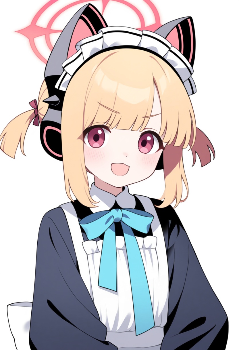An image depicting momoi (maid) (blue archive)
