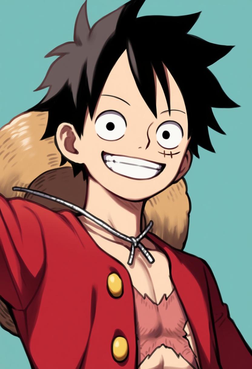 An image depicting monkey d. luffy