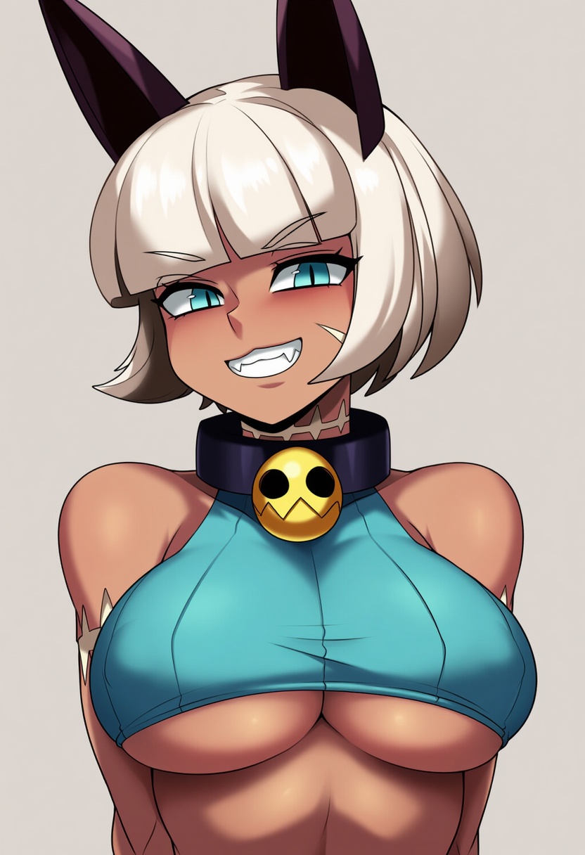 An image depicting ms. fortune (skullgirls)