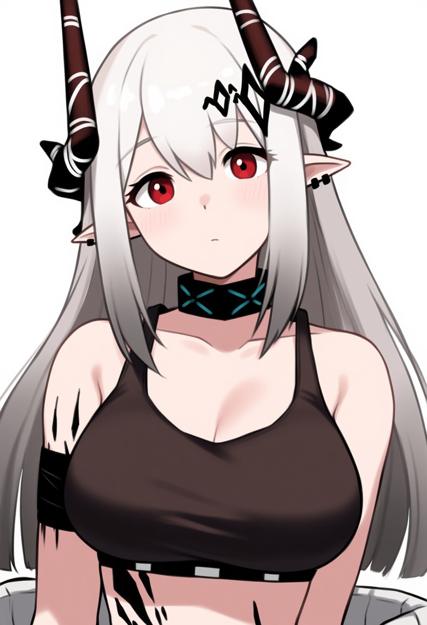 An image depicting mudrock (arknights)